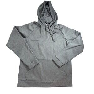 Nike Dri Fit Gray Pullover‎ Hoodie Sweatshirt Athleisure Activewear Size M
